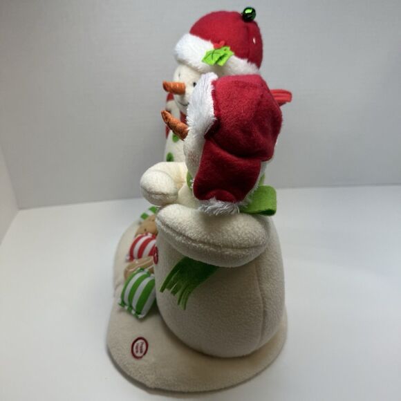 Hallmark 2008 Seasons Greetings Jingle Pals Plush Singing Snowmen Christmas New - Picture 3 of 7